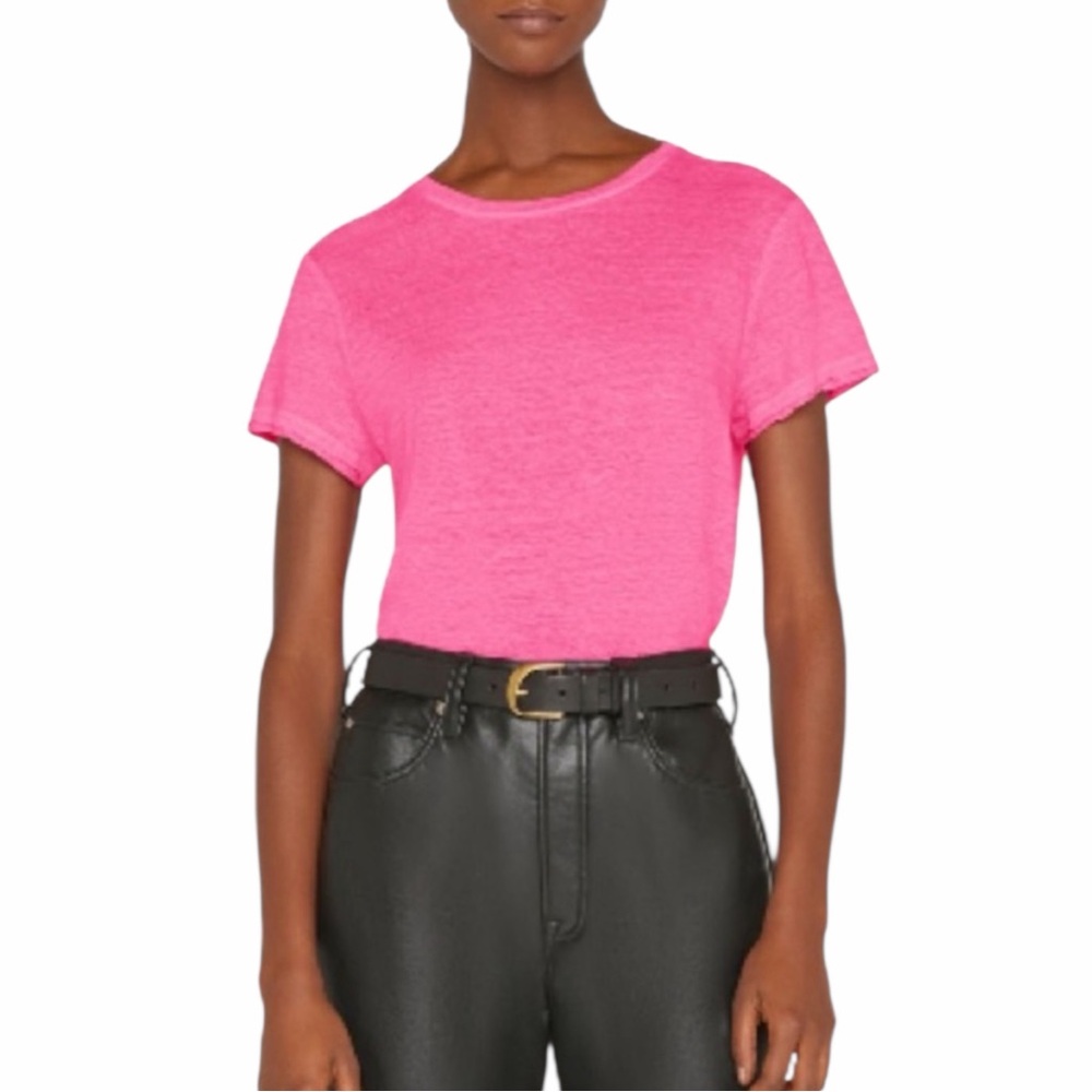 Frame Denim Easy True Pink T-shirt - Small